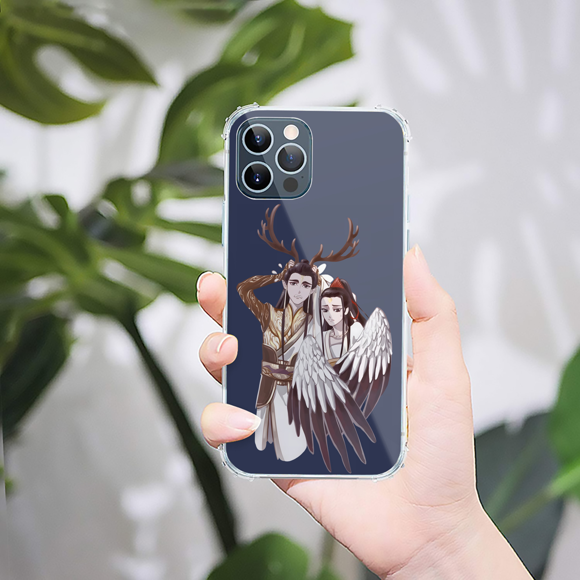 （画像用） Ne Zha 2 ナタ 魔童の大暴れ 【iPhone 12シリーズ対応】透明スマホケース（クリアソフトケース）